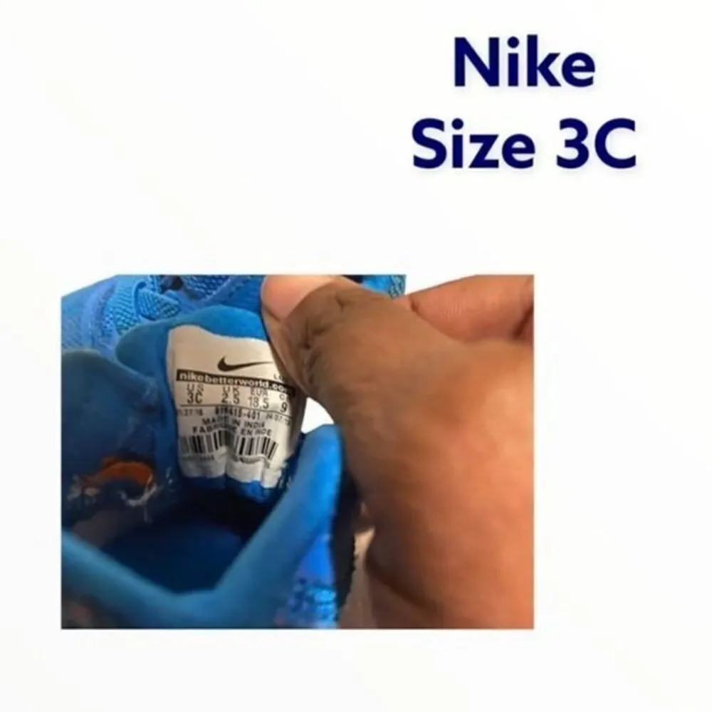 Pair of toddler Nike shoes boys
